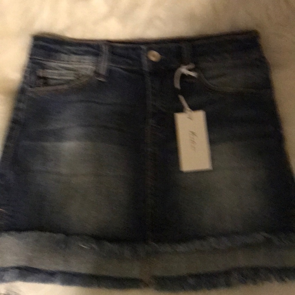 KanCan denim mini skirt